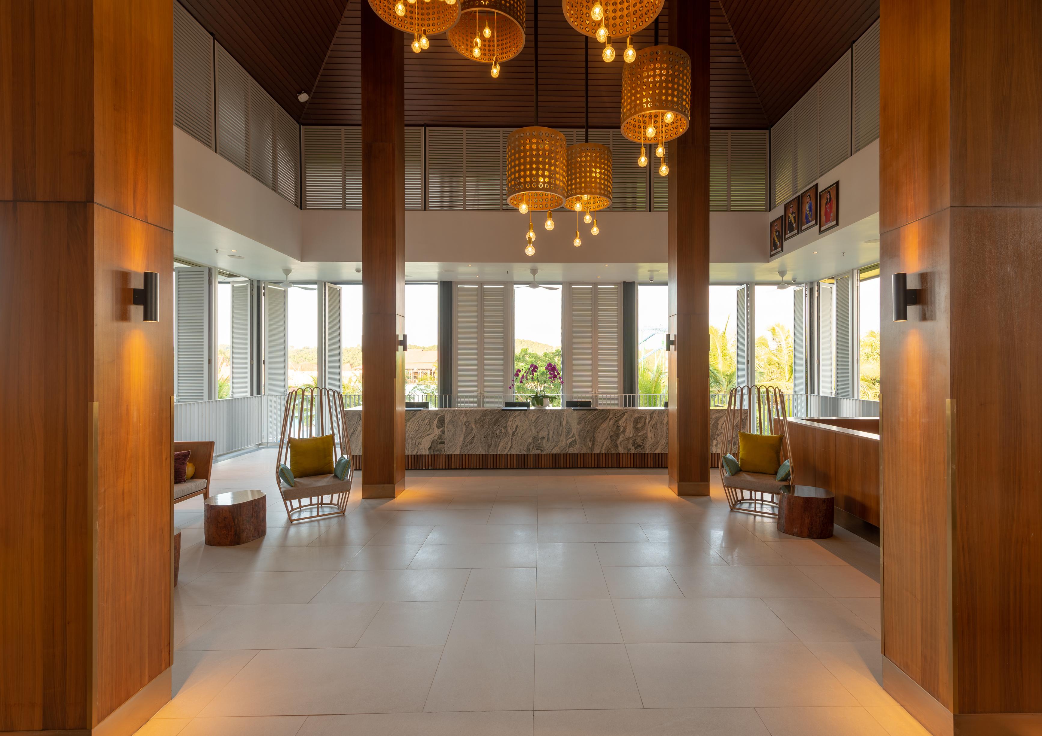 Hard Rock Hotel Desaru Coast Esterno foto The lobby of the hotel